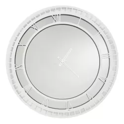 Orologio Icaro, Bianco Marmo e Bianco Marmo - Arti e Mestieri