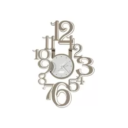 Orologio Freak Piccolo, Beige e Bianco Marmo - Arti e Mestieri