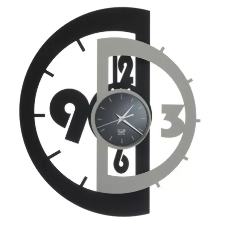 Orologio Victor, Nero e Alluminio - Arti e Mestieri