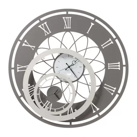 Orologio Cronos, Fango, Avorio e Bianco Marmo - Arti e Mestieri