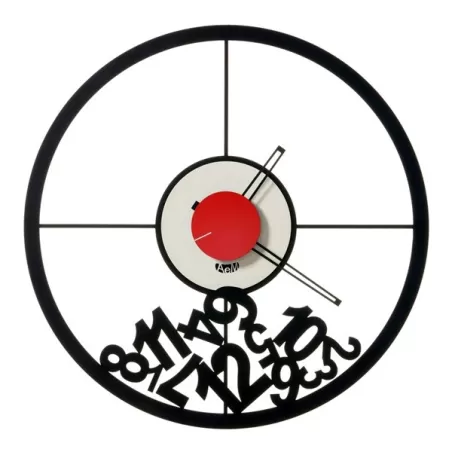 Orologio Mixer, Nero e Bianco Marmo - Arti e Mestieri