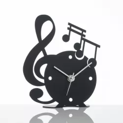 Orologio Musica, Nero - Arti e Mestieri