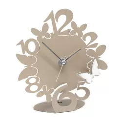 Orologio Sciame Farfalle, Sabbia Appoggio Argento - Arti e Mestieri