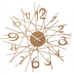 Orologio Zig Zag, Oro Laccato - Arti e Mestieri