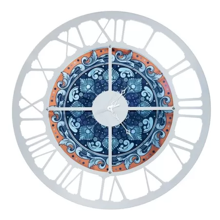 Orologio Maiolica Alba, Argento Trasparente - Arti e Mestieri