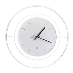 Orologio Nudo Grande, Bianco - Arti e Mestieri