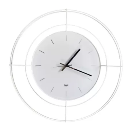 Orologio Nudo Grande, Bianco - Arti e Mestieri