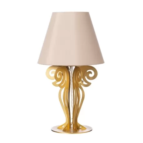 Abat-Jour Circeo, Oro Trasparente Paralume Sabbia - Arti e Mestieri