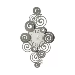 Orologio Arabesque Orizzontale, Fango e Avorio - Arti e Mestieri