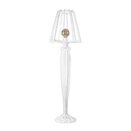 Lampada Minerva Da Terra, Bianco - Arti e Mestieri