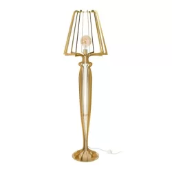 Lampada Minerva Da Terra, Oro Trasparente - Arti e Mestieri