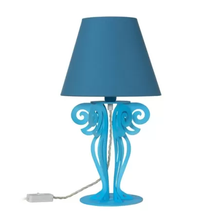 Abat-Jour Circeo Pop, Celeste e Paralume Azzurro - Arti e Mestieri