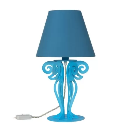 Abat-Jour Circeo Pop, Celeste e Paralume Azzurro - Arti e Mestieri