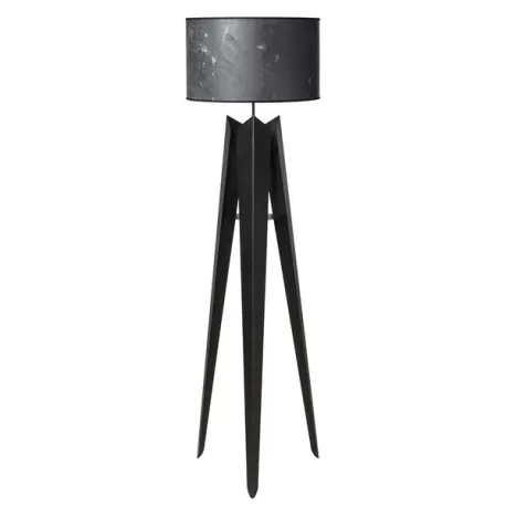 Lampada Compass Terra, Nero e Paralume Marmo - Arti e Mestieri