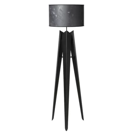 Lampada Compass Terra, Nero e Paralume Marmo - Arti e Mestieri