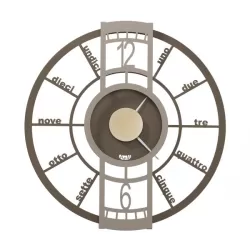 Orologio Push, Bronzo e Sabbia - Arti e Mestieri