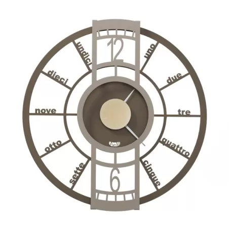 Orologio Push, Bronzo e Sabbia - Arti e Mestieri