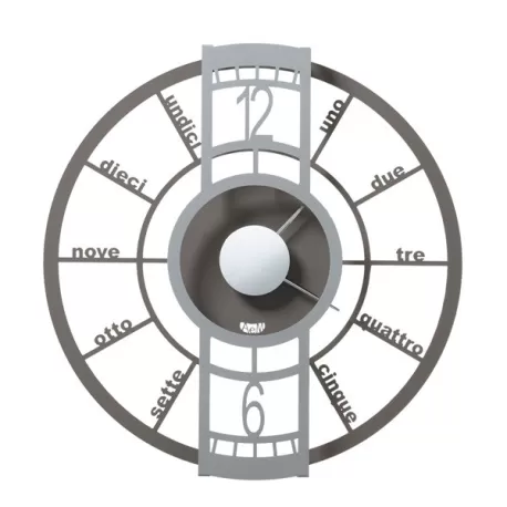 Orologio Push, Fango e Alluminio - Arti e Mestieri
