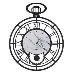 Orologio Mega Cipollone, Nero Marmo - Arti e Mestieri