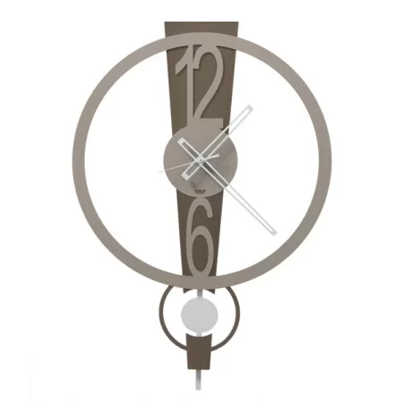 Orologio Dj-Set, Bronzo, Sabbia e Bianco Marmo - Arti e Mestieri