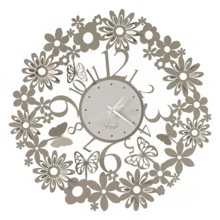 Orologio Spring, Sabbia e Bianco Marmo - Arti e Mestieri