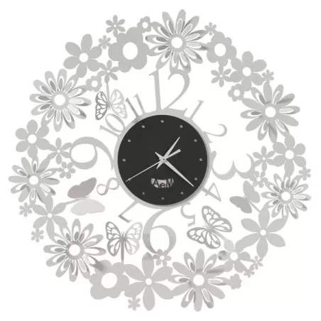 Orologio Spring, Bianco Marmo e Nero - Arti e Mestieri