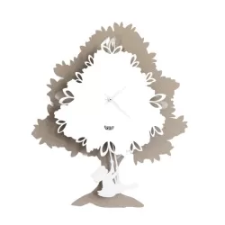 Orologio Albero Pendolo, Beige e Sabbia - Arti e Mestieri