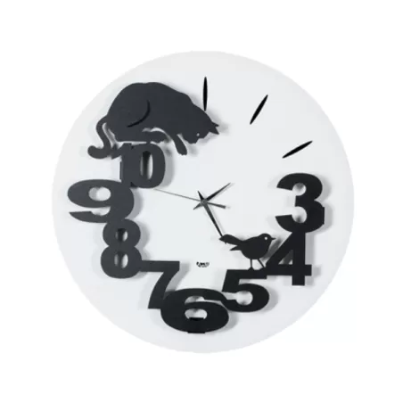 Orologio Hunter Kat, Bianco e Nero - Arti e Mestieri