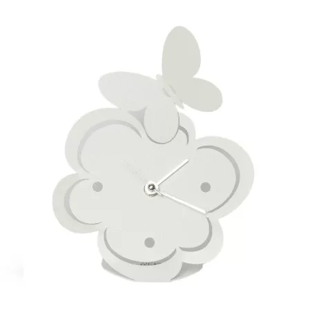 Orologio Farfallina, Bianco - Arti e Mestieri