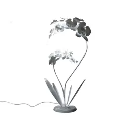 Lampada Orchidea Grande, Bianco - Arti e Mestieri