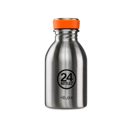 Bottiglia, Urban Bottle Ml.250, Brushed Steel - 24Bottles
