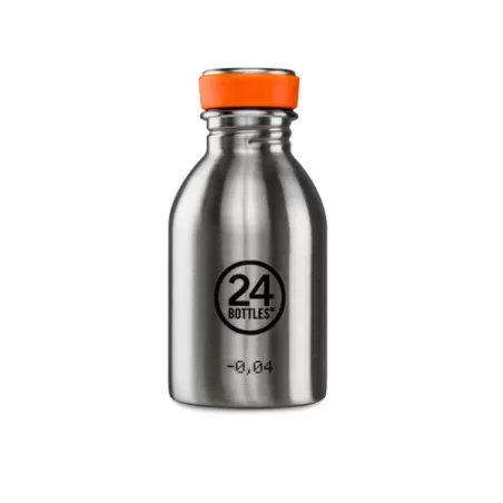 Bottiglia, Urban Bottle Ml.250, Brushed Steel - 24Bottles