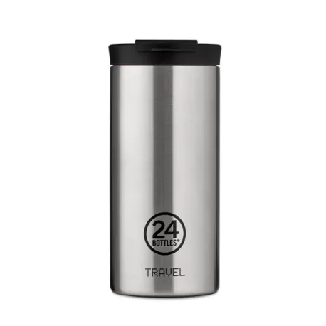 Tazza termica, Travel Tumbler Ml.600, Brushed Steel - 24Bottles