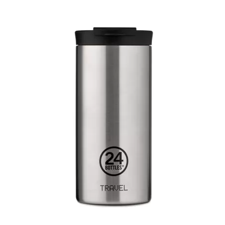 Tazza termica, Travel Tumbler Ml.600, Brushed Steel - 24Bottles