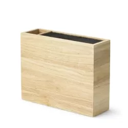 Ceppo portacoltelli e porta utensili in abete con inserto flessibile - Continenta 2