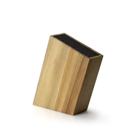 Ceppo portacoltelli e porta utensili in quercia con inserto flessibile - Continenta