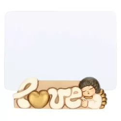 Portafoto in vetro e ceramica Angel Love - Thun