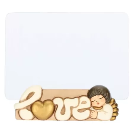 Portafoto in vetro e ceramica Angel Love - Thun