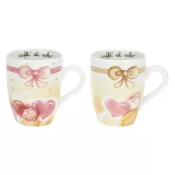 Set 2 mug in porcellana Angel Love - Thun