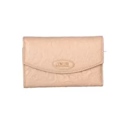 Portafogli con chiusura bottone in ecopelle beige Sempre con me - Thun 2