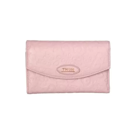 Portafogli con chiusura bottone in ecopelle cipria Sempre con me - Thun