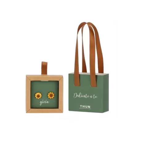 Orecchini pin con girasole - Thun