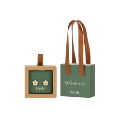 Orecchini pin con margherita - Thun