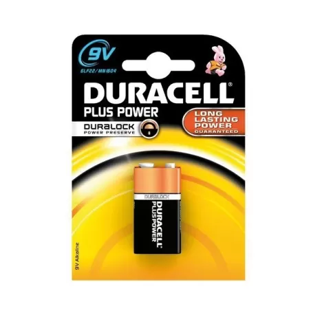 Batteria transistor duracel plus blister Pz.1