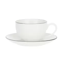 Dintorno, Tazza caffè con piatto 100 Cc. - La Porcellana Bianca