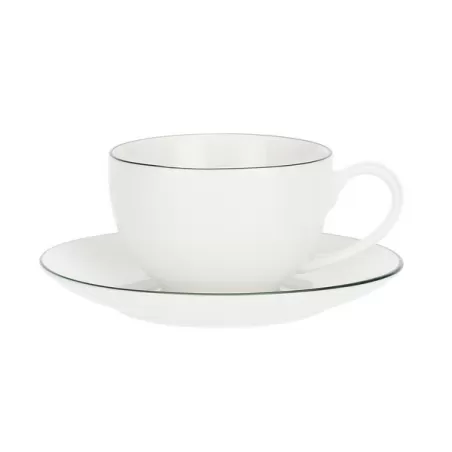 Dintorno, Tazza caffè con piatto 100 Cc. - La Porcellana Bianca