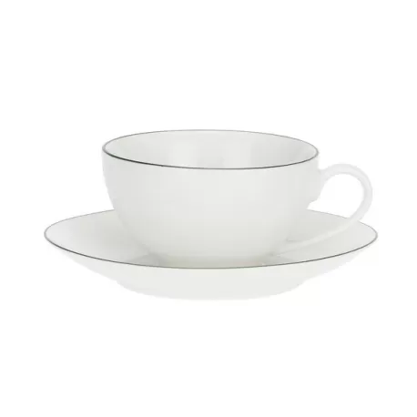 Dintorno, Tazza the con piatto 220 Cc. - La Porcellana Bianca