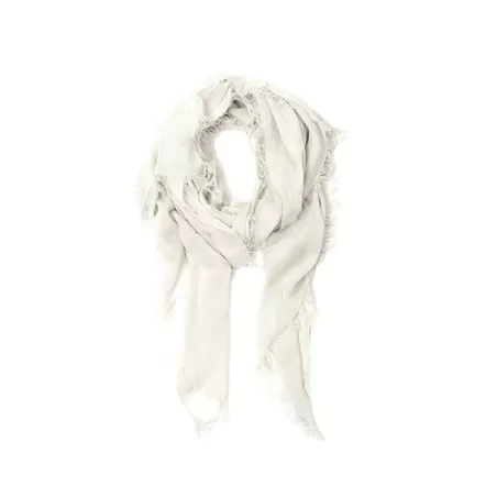 Pandafoulard bianco sciarpa 100% bamboo - Wosde