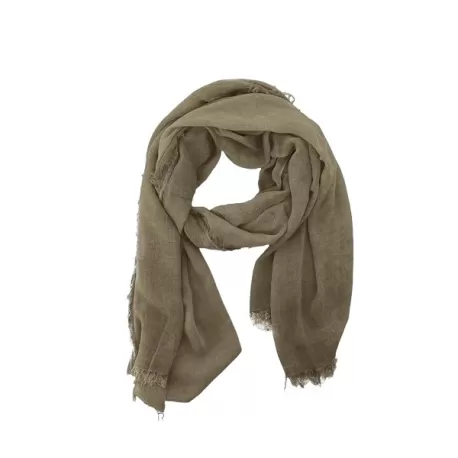 Pandafoulard verde militare sciarpa 100% bamboo - Wosde