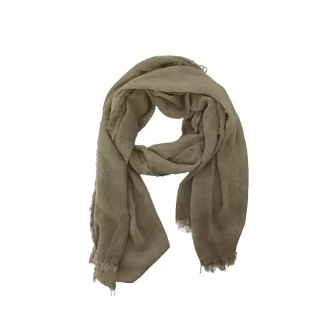 Pandafoulard verde militare sciarpa 100% bamboo - Wosde